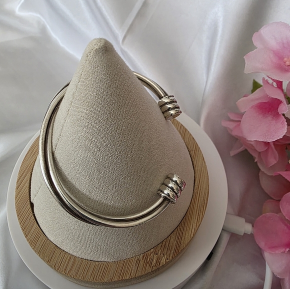 Vintage Sterling SilverTwist Cuff Bracelet